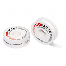 Лента фум 3/4" (19мм)*0.25мм*15м PROFACTOR (белая) (PF FE 530) купить в Тамбове