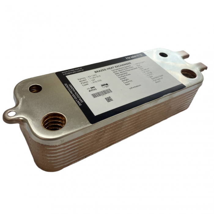Теплообменник ГВС BOSCH/BUDERUS 12 пластин (Hrale T12KZ-019 PHE.034)87186446230