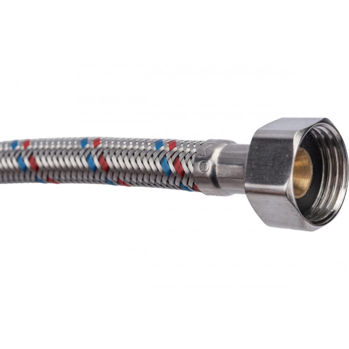 Подводка для воды сталь 1/2" 80 см г/ш CTM