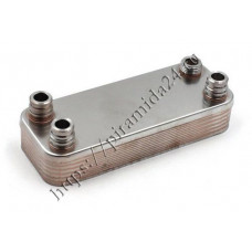 Теплообменник ГВС подходит для VAILLANT Atmomax, Aquaplus, Ecomax, Turbomax, VMW Plus/Pro 065131 12 пл. купить в Тамбове