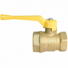 Кран лат.шаровый (11б27п) ДУ-20 (газ) (БАЗ) рычаг (г/г)