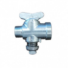 Кран газовый АГУК, УГОП, 1/2" (вн/нар)