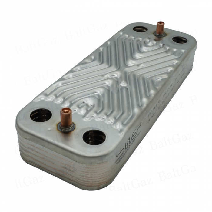 Теплообменник вторичный Baltgaz Turbo S, (12 пластин). арт.21000 6052 07100